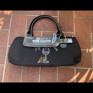 Insulated Wine Clutch with Corkscrew. New with Tag